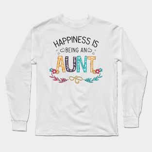 Happiness Is Being An Amma Wildflowers Valentines Mothers Day Long Sleeve T-Shirt